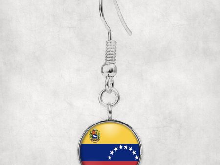 Venezuella Flag Designed Earrings Hot on Sale