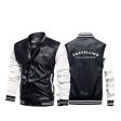 Travelling All Around The World Designed Stylish Leather Bomber Jackets Sale