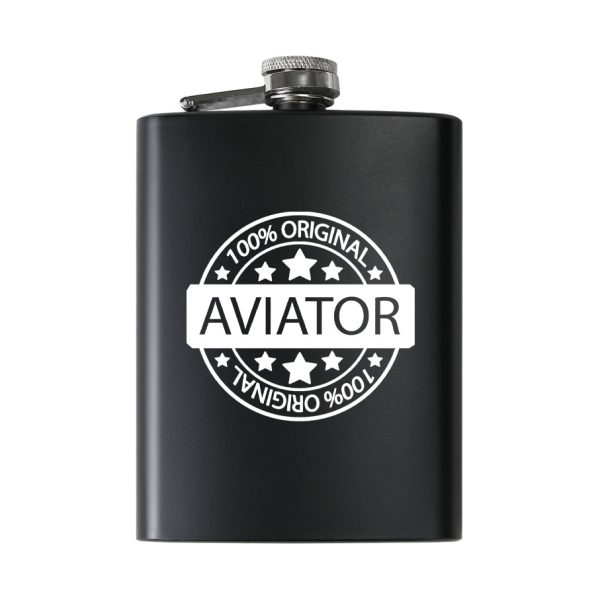 100 Original Aviator Designed Stainless Steel Hip Flasks Online