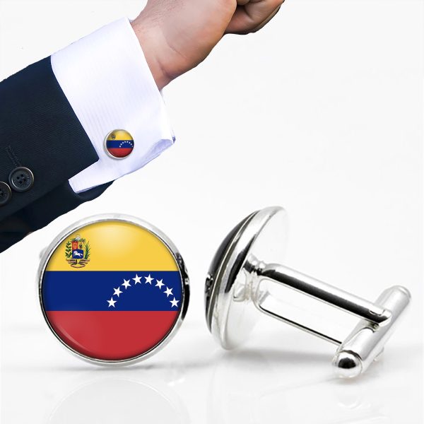 Venezuella Flag Designed Cuff Links Online Sale