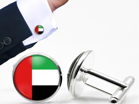 UAE Flag Designed Cuff Links Online now