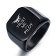 Trust Me I m a Pilot (Drone) Designed Men Rings Online Sale