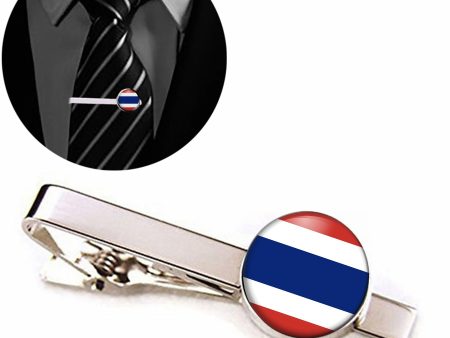 Thailand Flag Designed Tie Clips For Discount