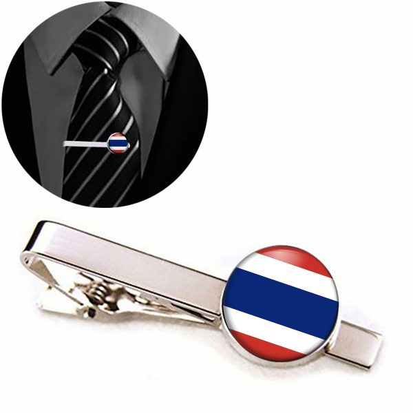 Thailand Flag Designed Tie Clips For Discount