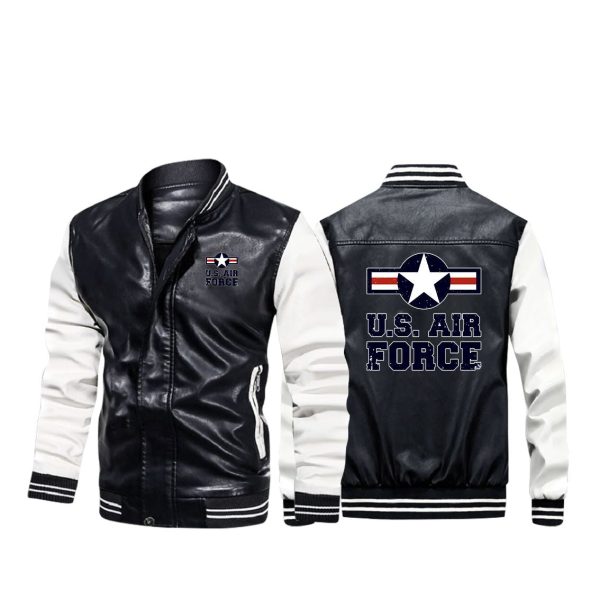 US Air Force Designed Stylish Leather Bomber Jackets on Sale