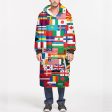 World Flags Designed Blanket Hoodies Fashion