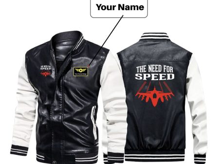 The Need For Speed Designed Stylish Leather Bomber Jackets For Discount