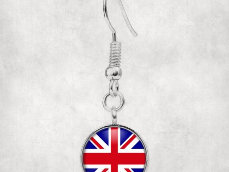 UK Flag Designed Earrings Online now