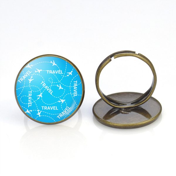 Travel & Planes Designed Rings Online Hot Sale