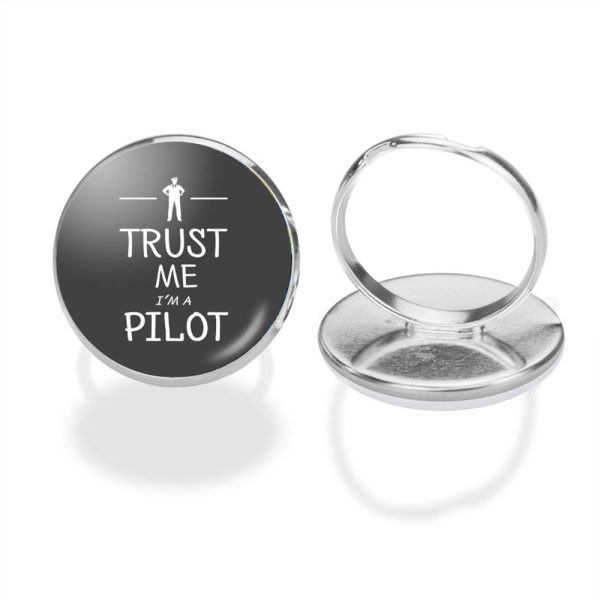 Trust Me I m a Pilot Designed Rings For Cheap