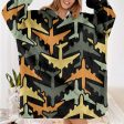 Volume 2 Super Colourful Airplanes Designed Blanket Hoodies Cheap