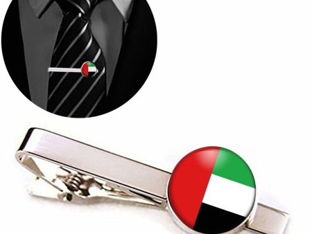 UAE Flag Designed Tie Clips Hot on Sale