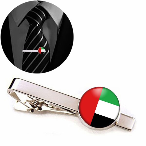 UAE Flag Designed Tie Clips Hot on Sale