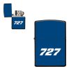 727 Flat Text Designed Metal Lighters Cheap