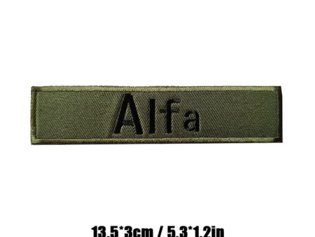 Aifa Designed Embroidery Patch Sale