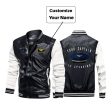 Your Captain Is Speaking Designed Stylish Leather Bomber Jackets Fashion