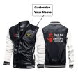 Trust Me I m an Air Traffic Controller Designed Stylish Leather Bomber Jackets Sale