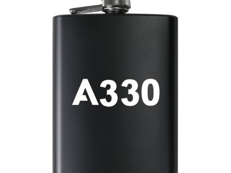 A330 Flat Text Designed Stainless Steel Hip Flasks Cheap