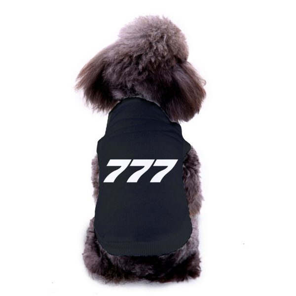 777 Flat Text Designed Dog Pet Vests Online Sale