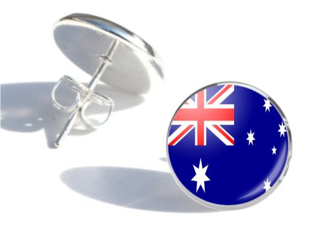 Australia Flag Designed Stud Earrings Online