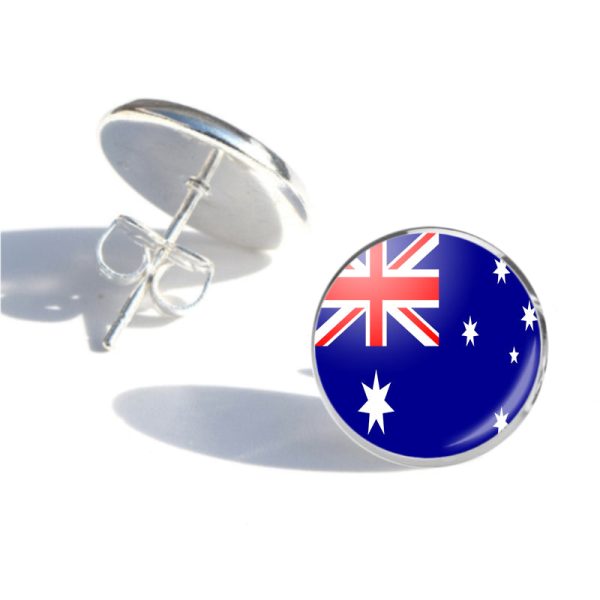 Australia Flag Designed Stud Earrings Online