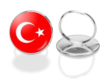 Turkey Flag Designed Rings For Cheap