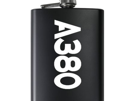 A380 Text Designed Stainless Steel Hip Flasks Online Hot Sale