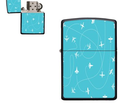 Travel The The World By Plane Designed Metal Lighters For Discount