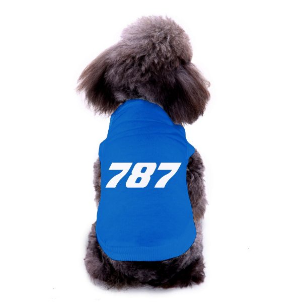 787 Flat Text Designed Dog Pet Vests on Sale