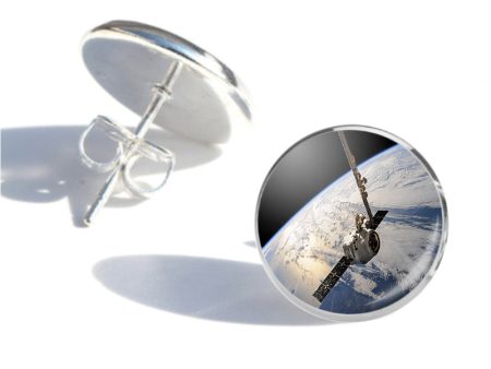 World View from Space Designed Stud Earrings Discount