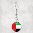 UAE Flag Designed Earrings Discount