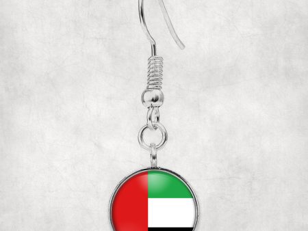 UAE Flag Designed Earrings Discount