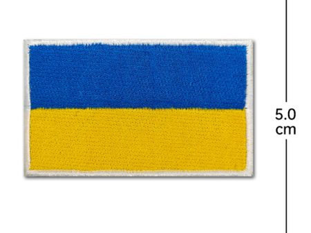 Ukraine With Trident Gold Trim (8) Designed Embroidered Patch Hot on Sale