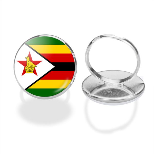 Zimbabwe Flag Designed Rings on Sale