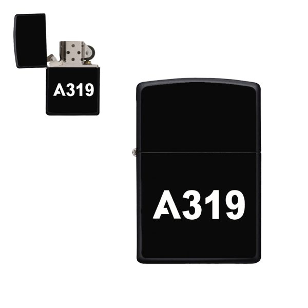 A319 Flat Text Designed Metal Lighters Cheap