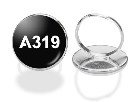 A319 Flat Text Designed Rings For Discount