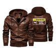 Warning May Constantly Talk About Aviation Designed Hooded Leather Jackets on Sale