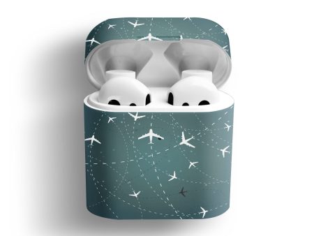 Travelling with Aircraft (Green) Designed AirPods Cases Online now