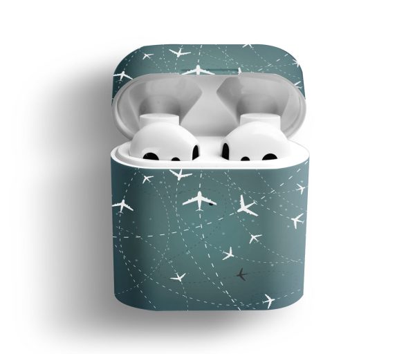 Travelling with Aircraft (Green) Designed AirPods Cases Online now