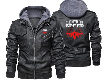 The Need For Speed Designed Hooded Leather Jackets Hot on Sale