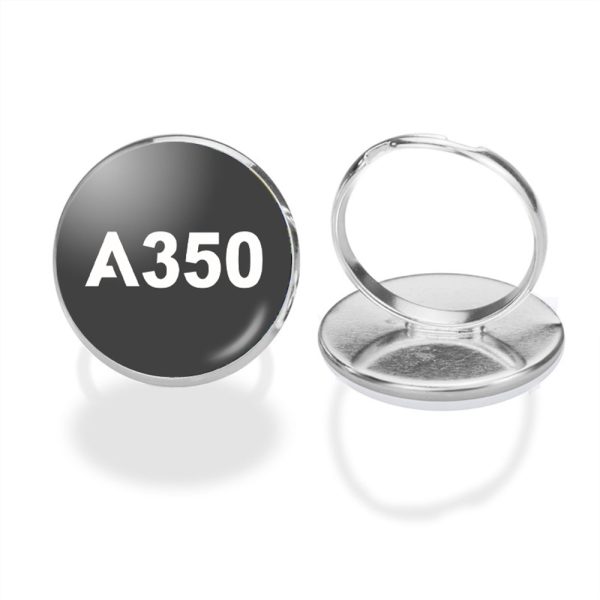 A350 Flat Text Designed Rings For Sale