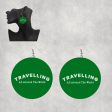 Travelling All Around The World Designed Wooden Drop Earrings Supply