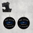 Your Captain Is Speaking Designed Wooden Drop Earrings Hot on Sale