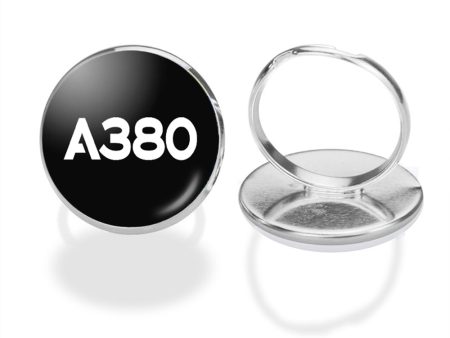 A380 Flat Text Designed Rings Online now