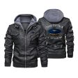 Your Captain Is Speaking Designed Hooded Leather Jackets For Discount